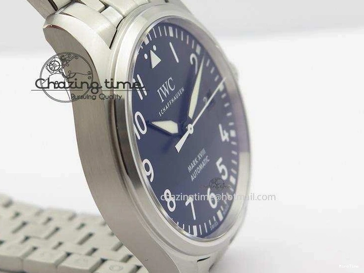 MIROTIME 0523 Compact Mark XVIII IW327001 SS Mk Maker Best Edition Black Dial On SS Bracelet A 7301